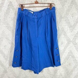 Vintage Separa Fink blue high waisted bermuda shorts size 6
